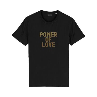 T-shirt "Power of love" - Femme - Couleur Noir