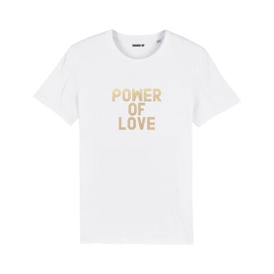 T-Shirt "Power of love" - Damen - Farbe Weiß