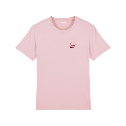T-shirt "Pluie de coeur" - Femme - Couleur Rose