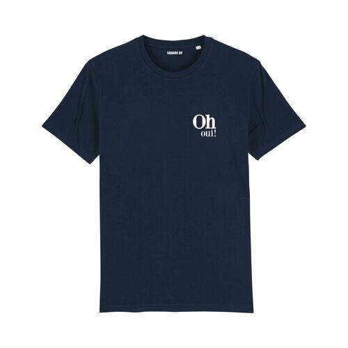 T-shirt "Oh Oui !" - Femme - Couleur Bleu Marine
