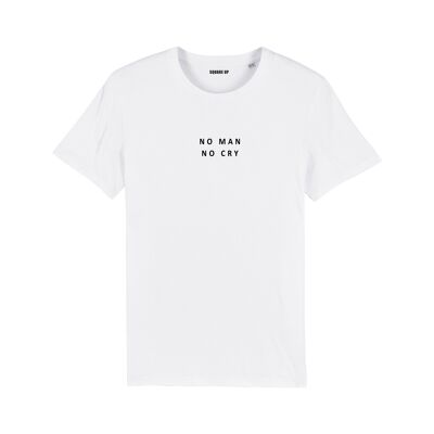 T-Shirt "No Man No Cry" - Damen - Farbe Weiß