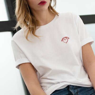 T-shirt "Mamounette" - Femme - Couleur Blanc