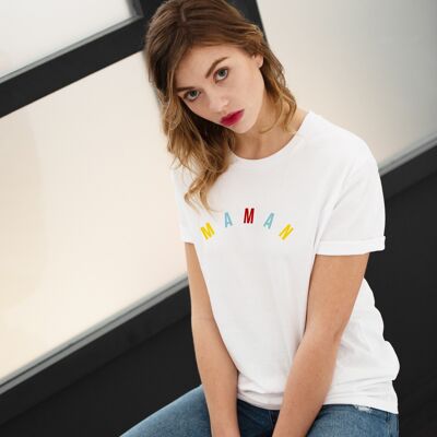 T-shirt "Mamma" - Donna - Colore Bianco