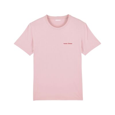 T-shirt "Maman D'amour" - Femme - Couleur Rose