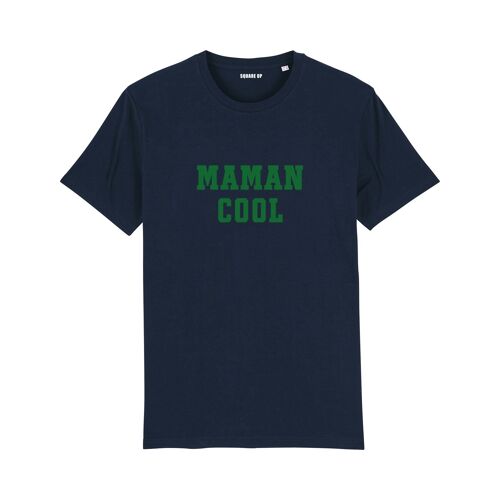 T-shirt "Maman Cool" - Femme - Couleur Bleu Marine