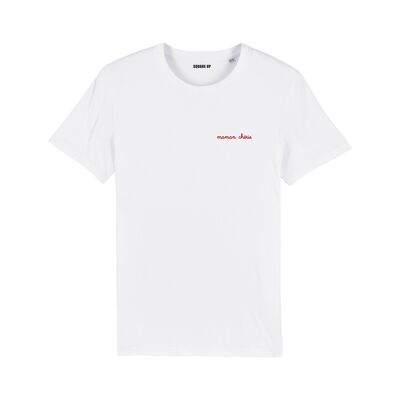 T-shirt "Maman Chérie" - Femme - Couleur Blanc