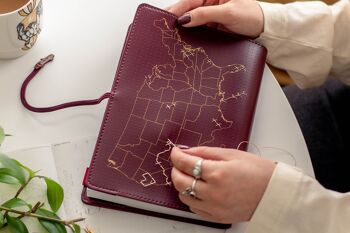 Compra Stitch Your Travels USA Edition Taccuino da viaggio - Pelle vegana  marrone rossiccio all'ingrosso