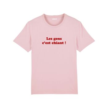 T-shirt "Les gens c'est chiant" - Femme - Couleur Rose