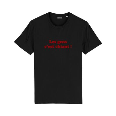 Camiseta "La gente aburre" - Mujer - Color Negro