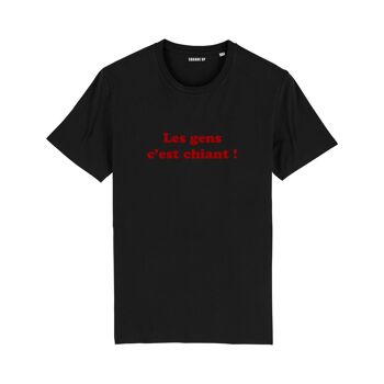 T-shirt "Les gens c'est chiant" - Femme - Couleur Noir