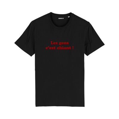 T-shirt "Les gens c'est chiant" - Femme - Couleur Noir