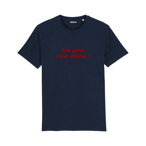 T-shirt "Les gens c'est chiant" - Femme - Couleur Bleu Marine