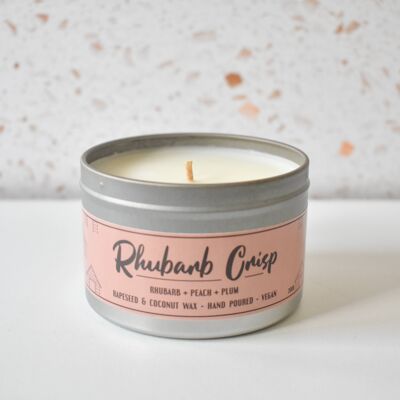 Rhubarb Crisp | Vegan + Toxin-Free Scented Candle