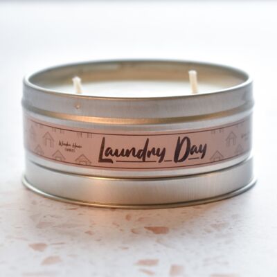 Laundry Day | Travel Size  Scented Candle | Vegan + Toxin-Free