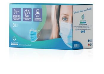 Masque médical Schaeffer Type IIR - Masque OP - 3 couches - Fabriqué en Allemagne 1