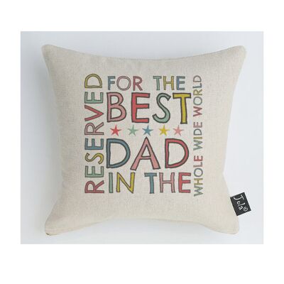 Réservé au meilleur Papa Multi Coussin - 30x30cm