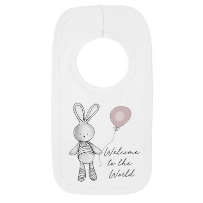 Babero Welcome Globo - Blush