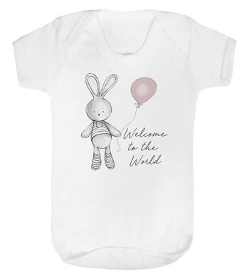 Gilet Welcome Balloon Baby - Blush