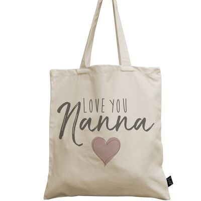 Love you Nanna canvas bag