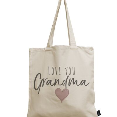 Love you Grandma canvas bag