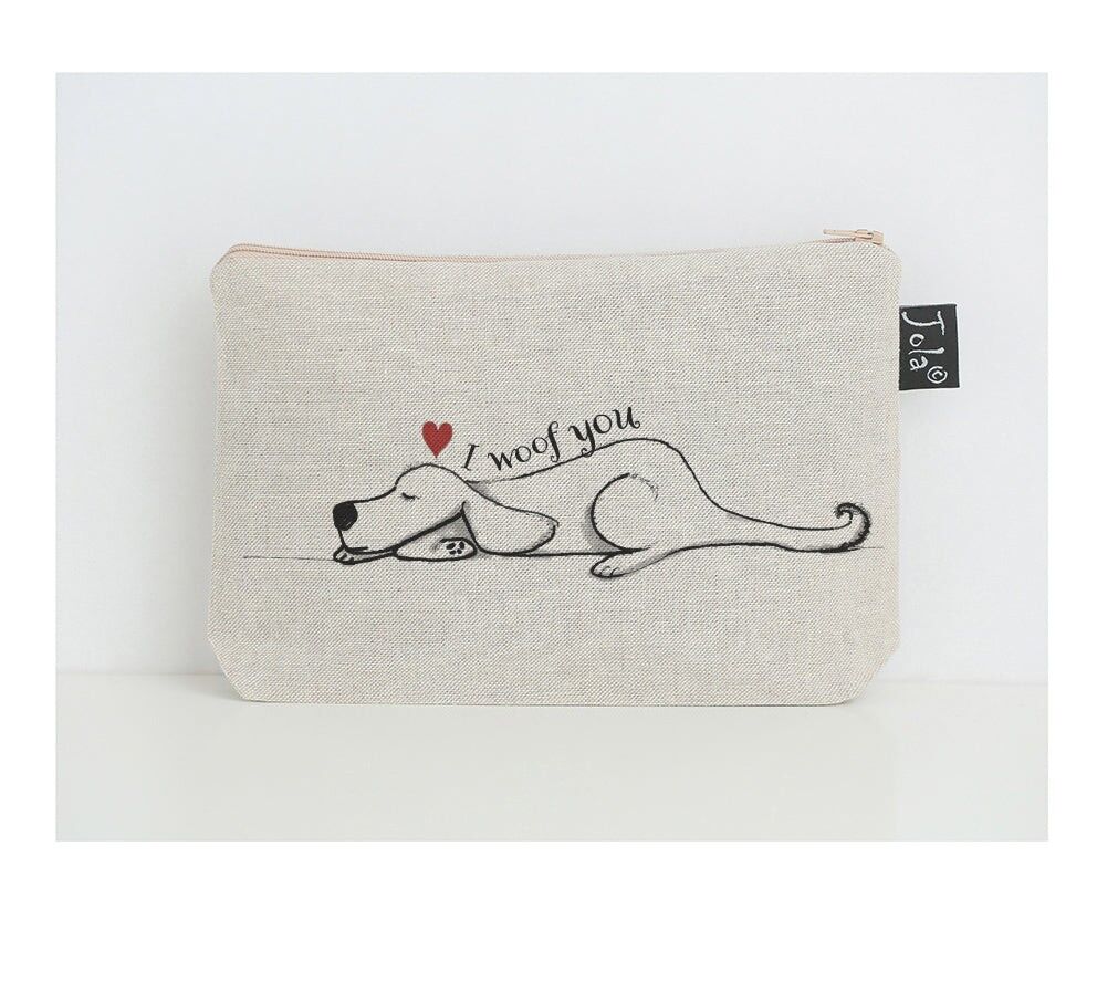 Neceser pequeño de maquillaje I Woof You