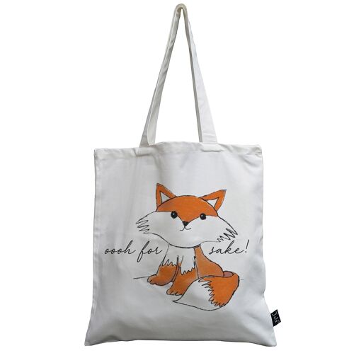 Oooh for Fox Sake canvas bag