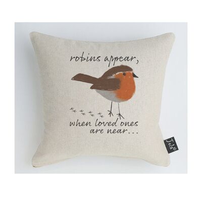 Coussin Robins Appear - 30x30cm