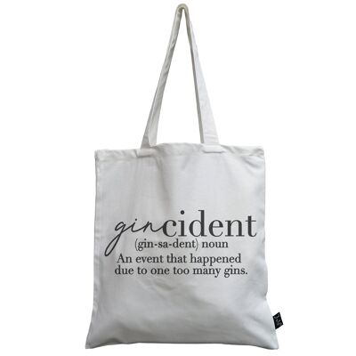 Gincident canvas bag - White