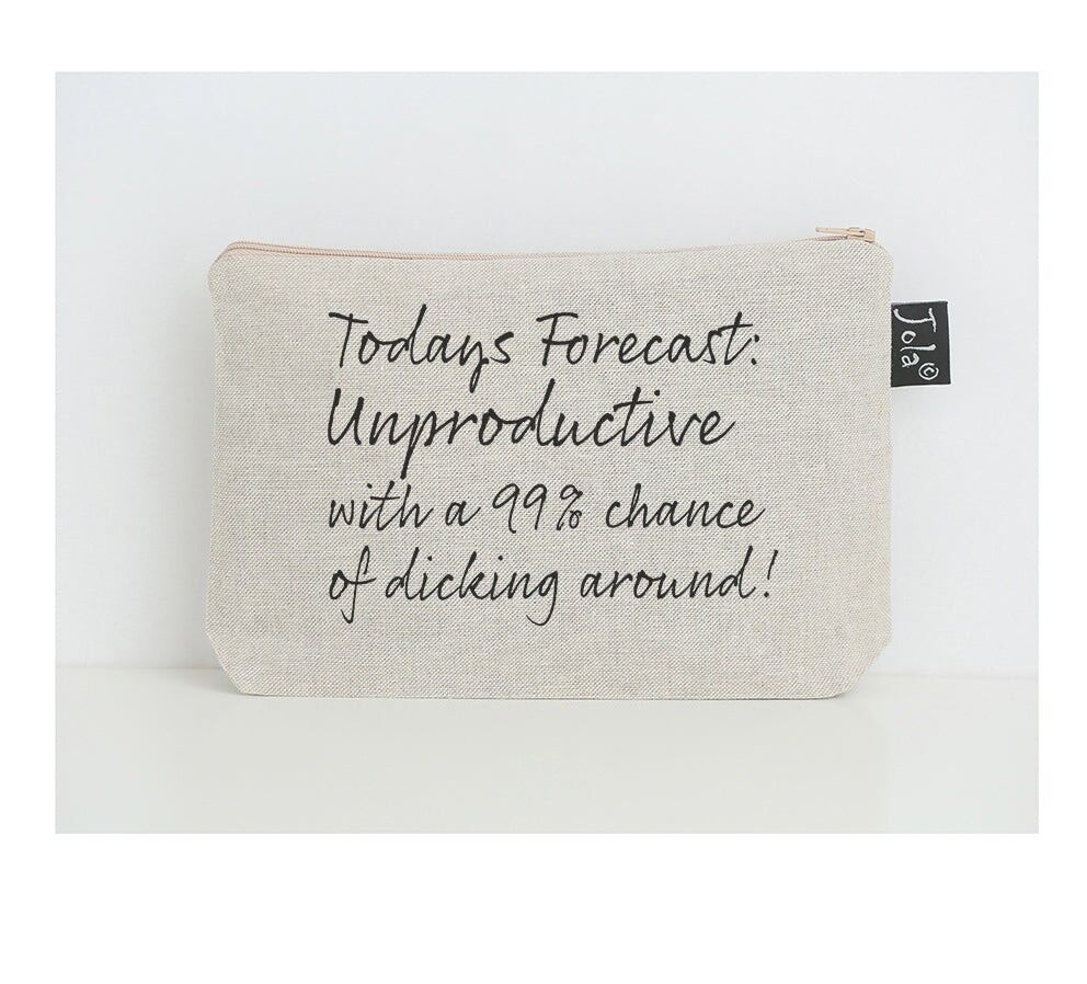 Forecast Dicking Around piccola borsa per il trucco