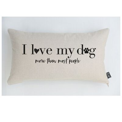 Love my Dog Kissen - 30x50cm