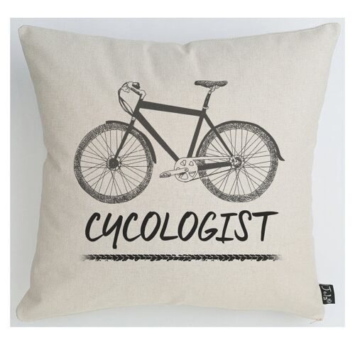 Cycologist cushion - 45cm x 45cm