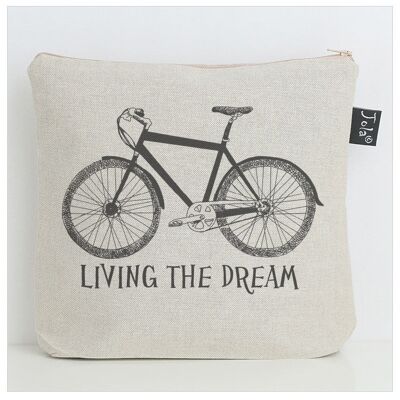 Bolsa de lavado de bicicletas Living the dream