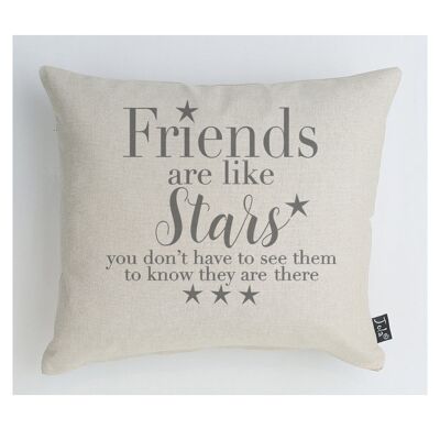 Friends are like Stars cushion - 35x40cm