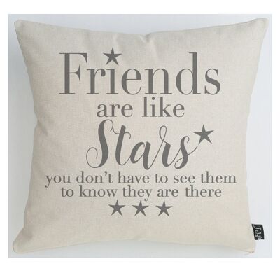 Coussin Friends are like Stars - 45x45cm