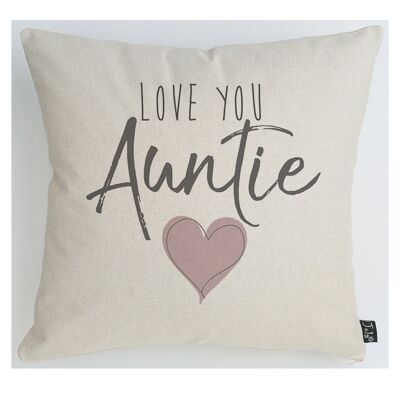 Love you Auntie Cushion - 30x30cm