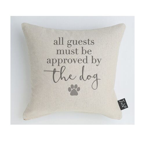 Approved by the Dog cushion - 30x30cm