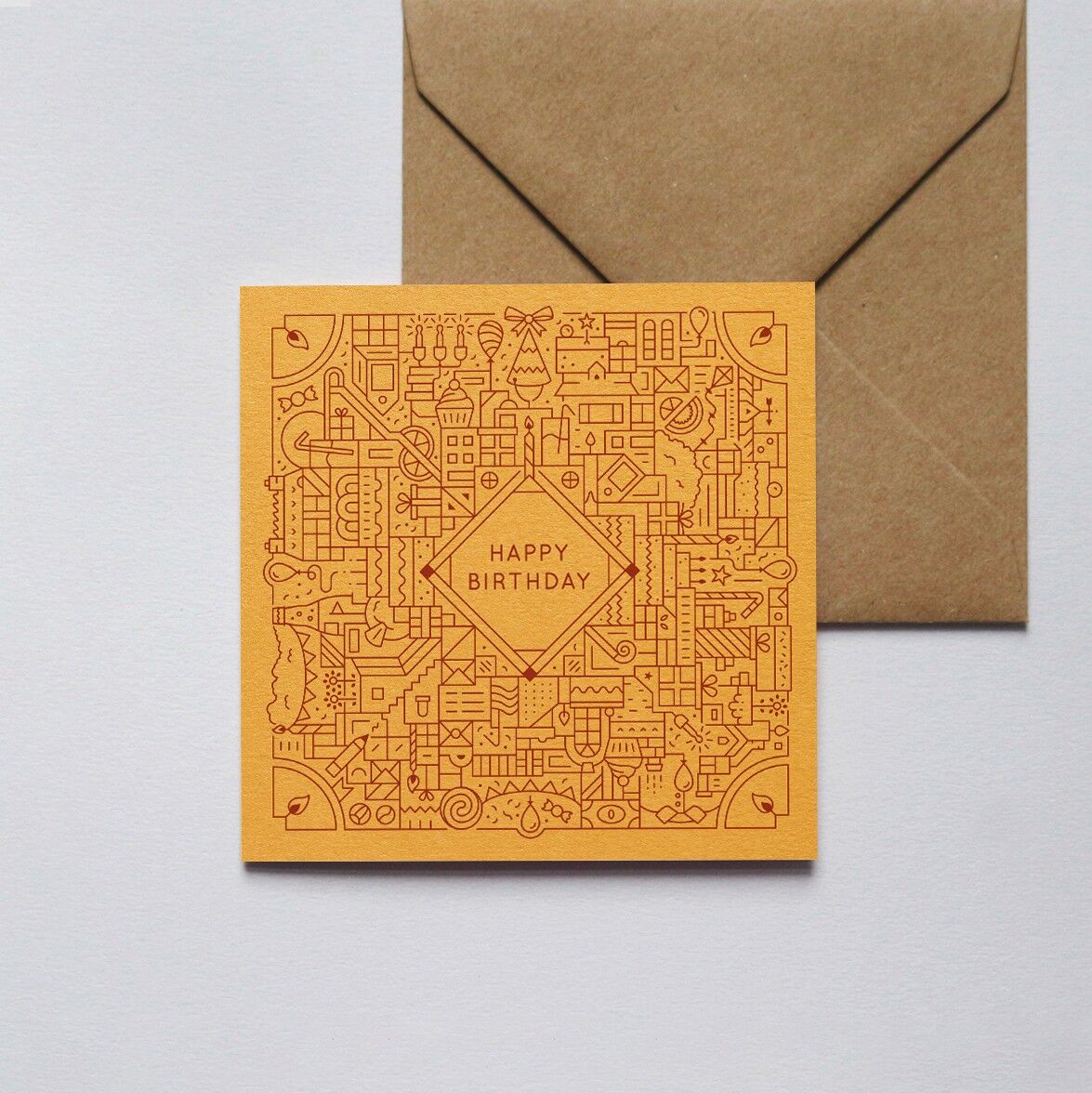 Feliz cumpleaños – Amarillo