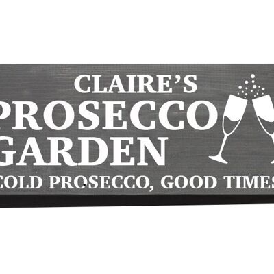 Prosecco Garden Sign - No Chain