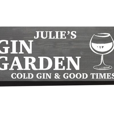 Gin Garden Sign - No Chain