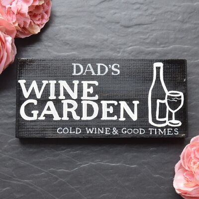 Wine Garden Sign - Chain