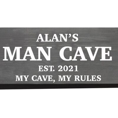 Man Cave Sign - No Chain