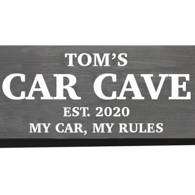 Car Cave Sign - No Chain