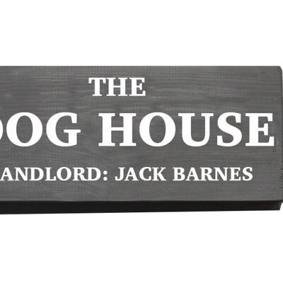 The Dog House Sign - No Chain
