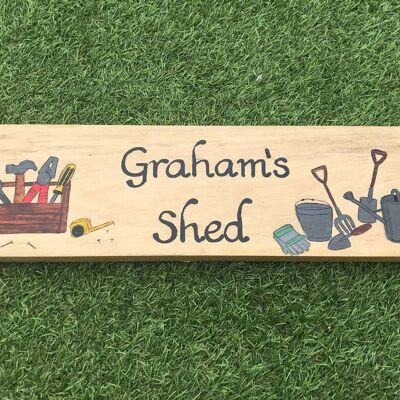 Shed Sign - No Chain