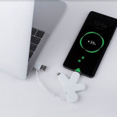 🔌 Câble Multi-connecteurs USB Buddy Blanc 🔌