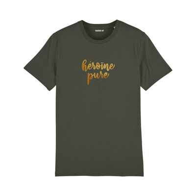 T-Shirt "Pure Heroin" - Damen - Farbe Khaki