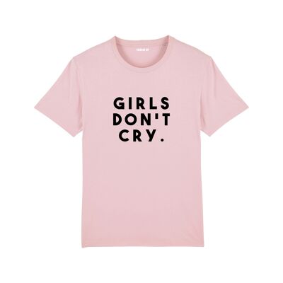 T-shirt "Le ragazze non piangono" - Donna - Colore rosa
