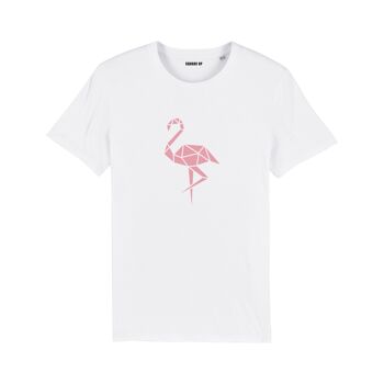 T-shirt "Flamant Rose" - Femme - Couleur Blanc