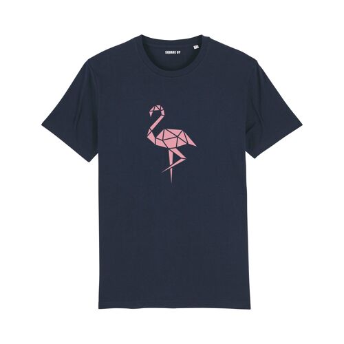 T-shirt "Flamant Rose" - Femme - Couleur Bleu Marine