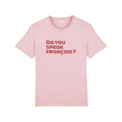 "Do you speak French?" T-shirt - Woman - Color Pink